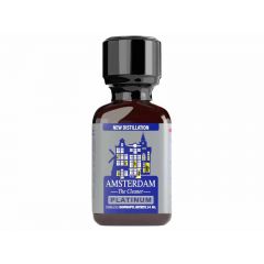 Single bottle of 24ml Amsterdam Platinum Leather Cleaner Poppers 