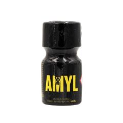 Amyl Leather Cleaner 10ml single glass bottle with secure cap against a clean background.