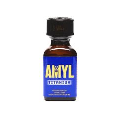 Single bottle of Amyl Titanium Leather Cleaner 24ml with a secure safety seal.