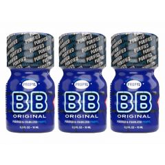 3 bottles of 10ml BB Leather Cleaner Poppers 
