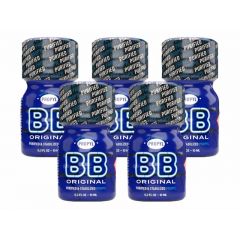 5 bottles of 10ml BB Leather Cleaner Poppers 