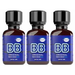 3 bottles of 24ml BB Leather Cleaner Poppers 