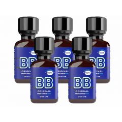 5 bottles of 24ml BB Leather Cleaner Poppers