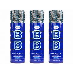 3 Bottles of 24ml BB Tall Leather Cleaner Poppers 