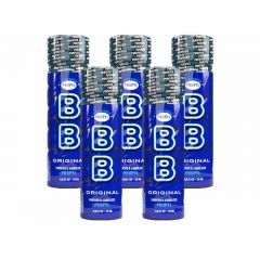 5  bottles of 24ml BB Tall Leather Cleaner Poppers 