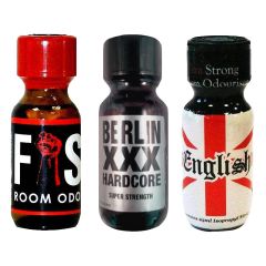 Fist 25ml-Berlin XXX 25ml-English 25ml Multi