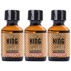 King Gold Pentyl Poppers - 24ml - 3 Pack