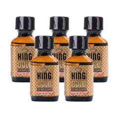 King Gold Pentyl Poppers - 24ml - 5 Pack