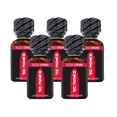 Rise Up Leather Cleaner Pentyl Poppers - 25ml Ultra Strong - 5 Pack