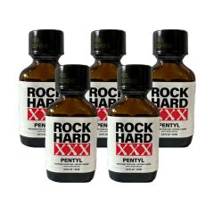 Rock Hard XXX Pentyl Poppers - 24ml - 5 Pack