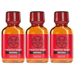 3 Pack - Twisted Beast Original Poppers - 24ml 