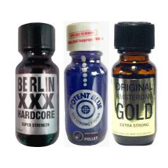 Berlin-Potent Blue-Amsterdam - 3 Pack Multi