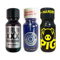 Berlin-Potent Blue-Pig Yellow - 3 Pack