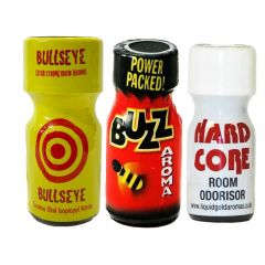 Bullseye-Buzz-Hard Core - 3 Pack Poppers Multi