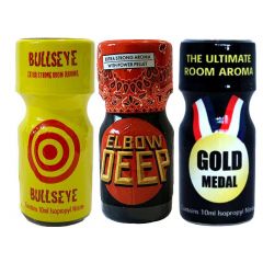 Bullseye-Elbow Deep-Gold Medal - 3 Pack Multi