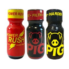Power Rush 25ml-Pig Red-Pig Yellow - 3 Pack Multi