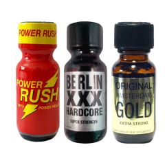 Power Rush 25ml-Berlin-Amsterdam - 3 Pack Multi