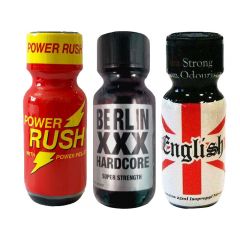 Power Rush 25ml-Berlin-English - 3 Pack Multi