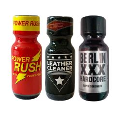 Power Rush 25ml-Leather Cleaner-Berlin - 3 Pack Multi