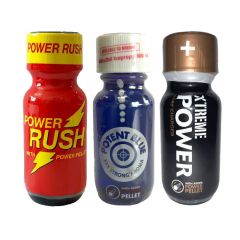 Power Rush 25ml-Potent Blue-Xtreme Power - 3 Pack Multi
