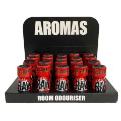 20 bottle tray of RAW XXX Strength Aroma - 10ml 