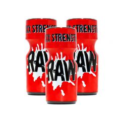 3 bottles of RAW XXX Strength Aroma - 10ml 