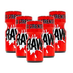 5 bottles of RAW XXX Strength Aroma - 10ml 