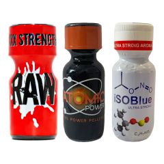 Raw-Atomic Power-Iso blue - 3 Pack Multi