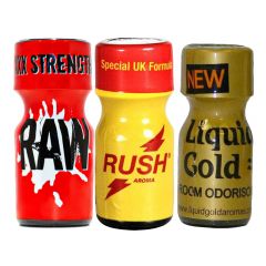 Raw-Rush 10ml-Liquid Gold 10ml - 3 Pack Multi