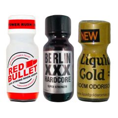 Red Bullet-Berlin-Liquid Gold 10ml 3 Pack Multi