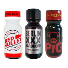 Red Bullet-Berlin-Pig Red - 3 Pack Multi
