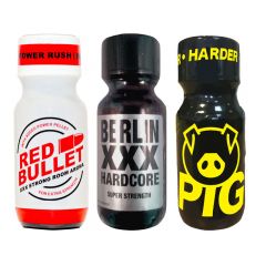 Red Bullet-Berlin-Pig Yellow - 3 Pack Multi