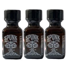 3 bottles of Spunk Power Leather Cleaner Poppers - 24ml 