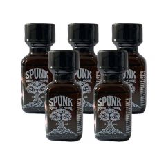 5 bottles of Spunk Power Leather Cleaner Poppers - 24ml