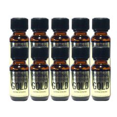 10 bottles of Original Amsterdam Gold Aroma - 25ml Extra Strong