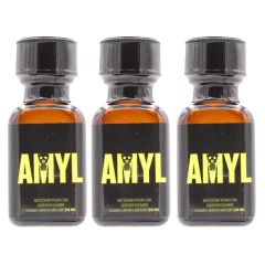 Amyl Leather Cleaner 24ml room aroma bottle, pack of 3