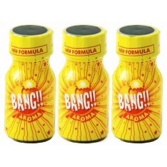 3 bottles of 10ml Bang Aromas 