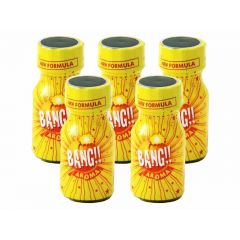 5 bottles of 10ml Bang Aromas 
