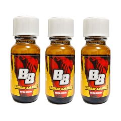 BB-Bareback GOLD Hard Core Aroma - 25ml - 3 Pack