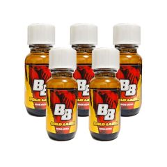 BB-Bareback GOLD Hard Core Aroma - 25ml - 5 Pack