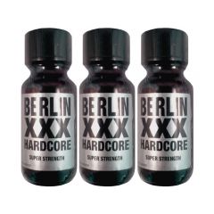 3 bottles of Berlin XXX Hardcore Aroma - 25ml Super Strength 