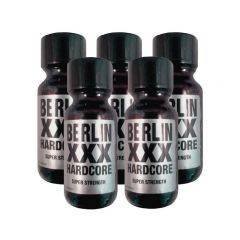 5 bottles of Berlin XXX Hardcore Aroma - 25ml Super Strength