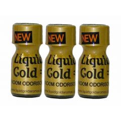 3 bottles of Liquid Gold Aroma - 10ml 