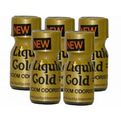 5 bottles of Liquid Gold Aroma - 10ml 