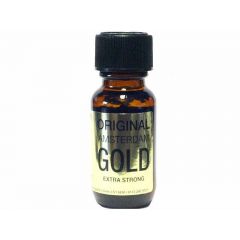 Single bottle of Original Amsterdam Gold Aroma - 25ml Extra Strong