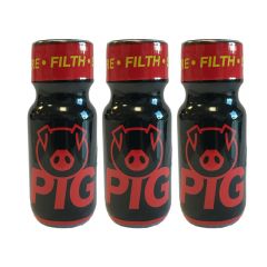 3 bottles of Pig Red Aroma - 25ml 