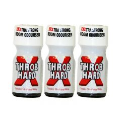 3 bottles of Throb Hard Aroma - 10ml 