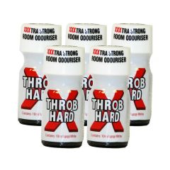 5 bottles of Throb Hard Aroma - 10ml