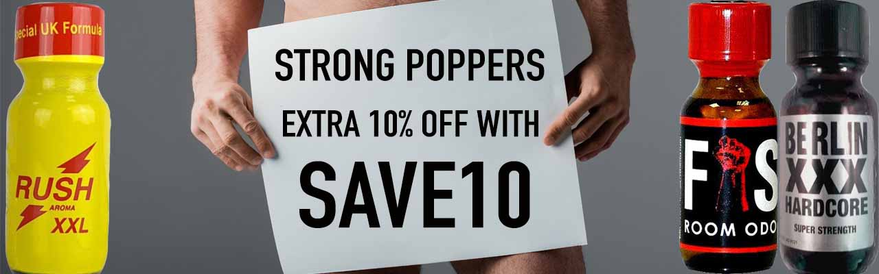 Strong UK poppers Voucher Sale